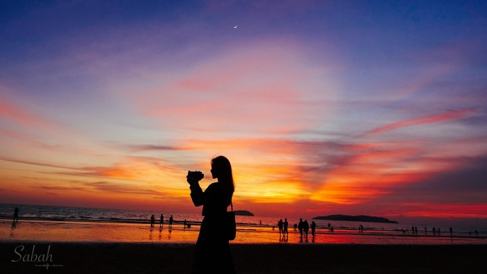 馬來西亞沙巴｜世界三大最美夕陽之一：丹絨亞路海灘的夢幻時刻