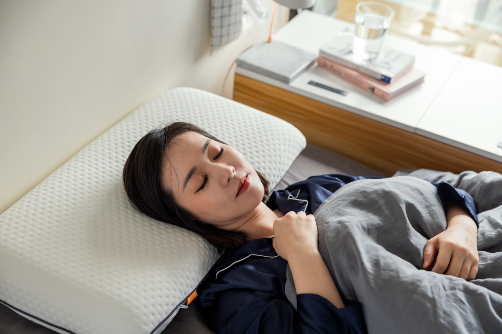 德國EMMA經典記憶枕。三種記憶棉層、可自由調整高度及軟硬度