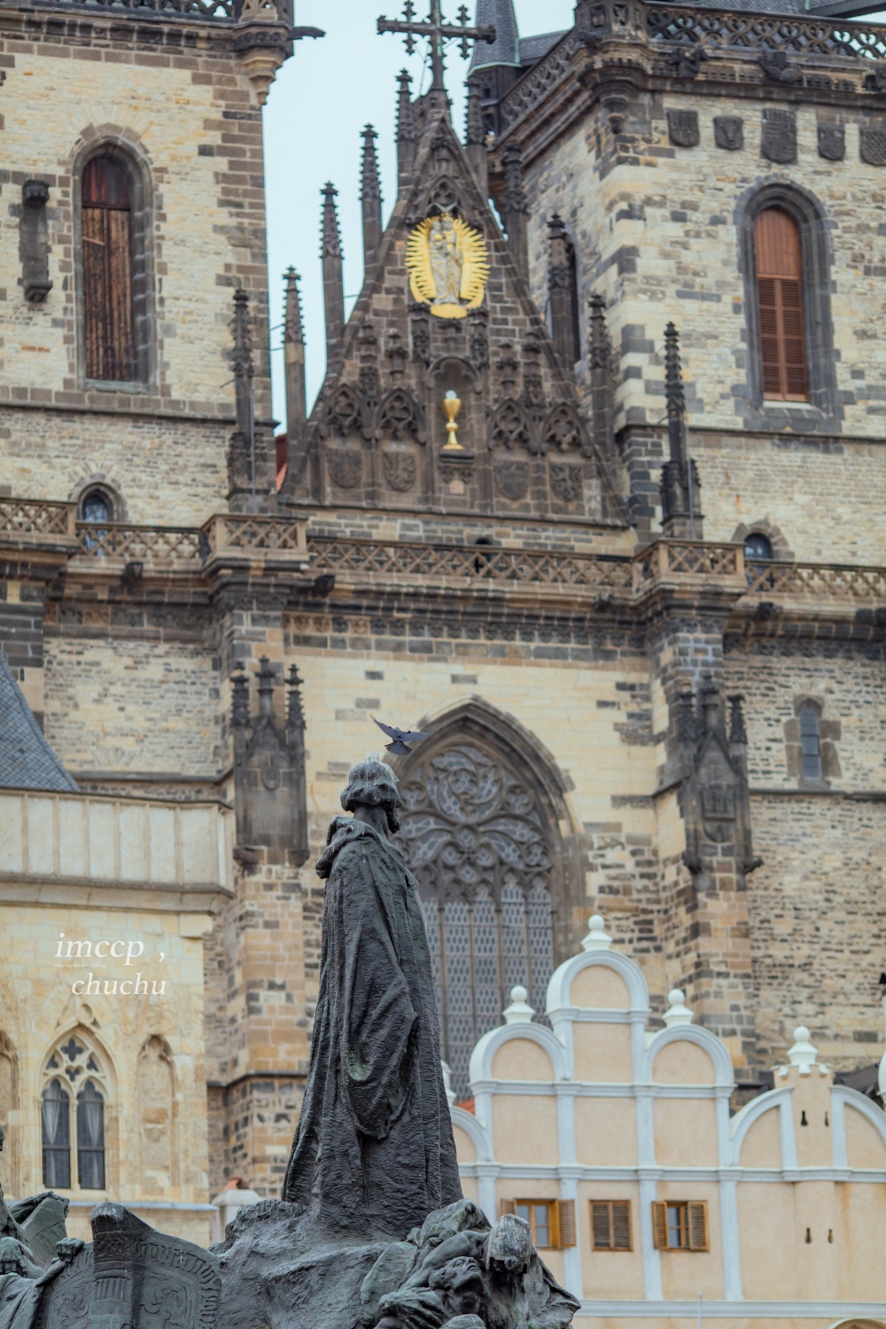 捷克布拉格舊城區,天文鐘,火藥塔,舊城廣場,胡斯雕像