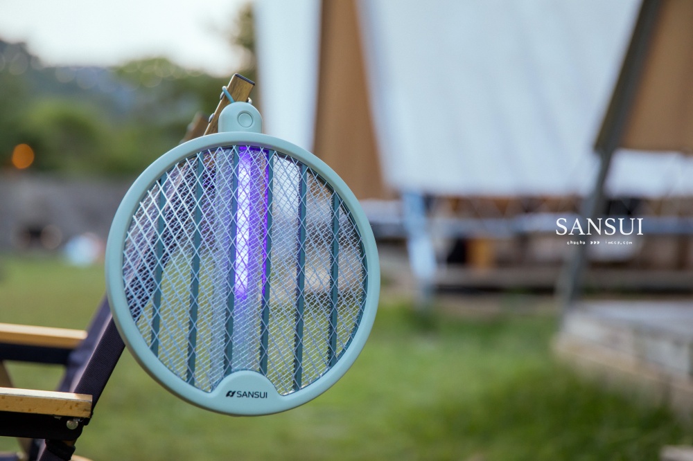 日本山水露營野餐電器：無線風扇 / 二合一充電式電蚊拍+捕蚊燈