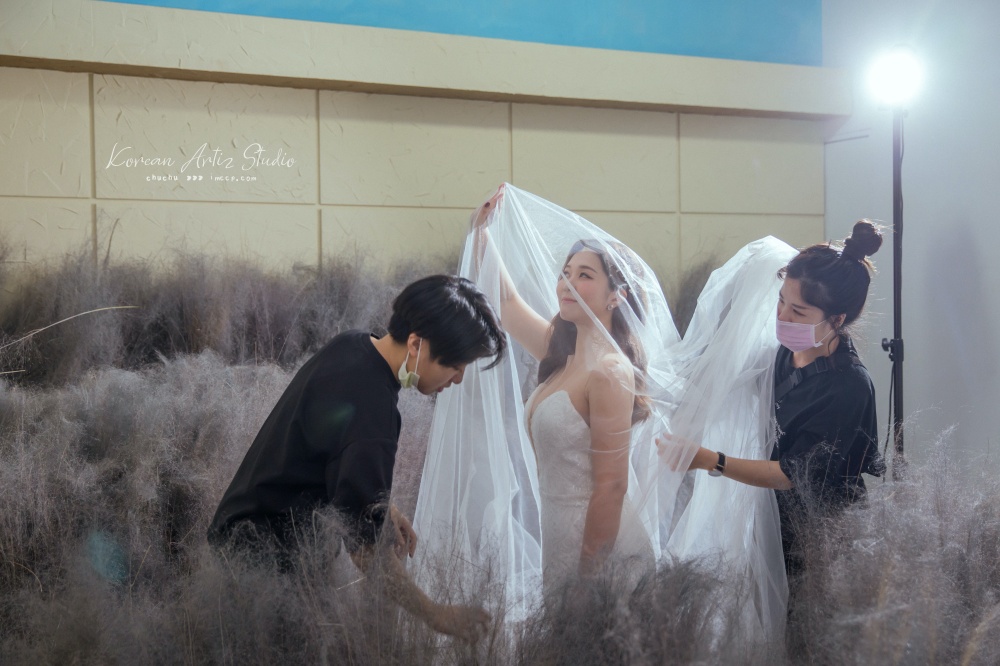 第一次嘗試韓式婚紗！韓國藝匠Korean Artiz Studio、Grace Kelly婚紗 攝影紀錄 / 拍照心得 / 成果照分享