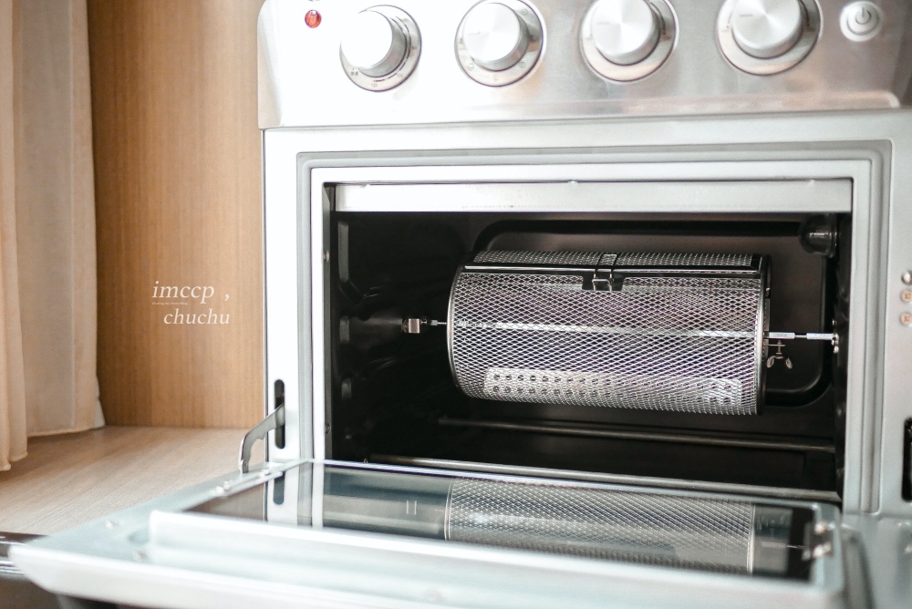 廚房使用率第一名！義大利Giaretti多功能不鏽鋼氣炸烤箱。烤箱+氣炸+乾果一機多用/大容量大火力